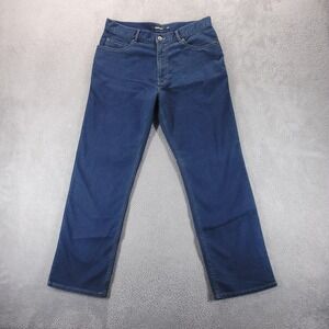 Rohan Jeans Mens 34x29 Blue‎ Classic Straight UV Protective Denim Comfort